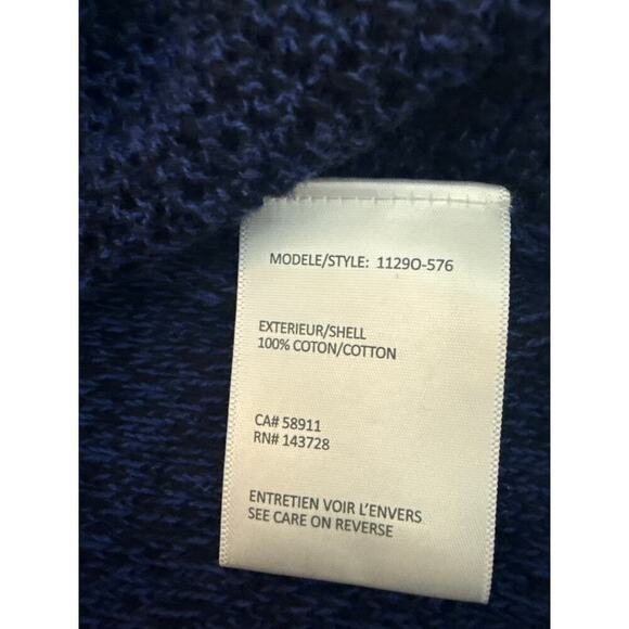 Tribal Cross Over Open Knit Long Sleeve sweater size M funky hipster chic - Picture 8 of 9